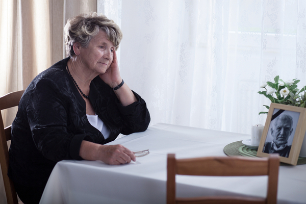 woman needing grief counselling