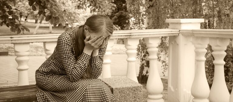 grief, crying woman